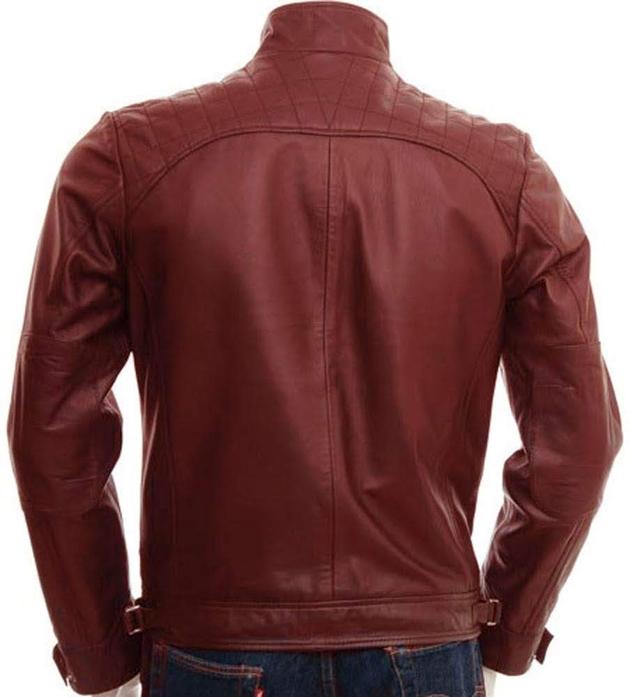 Pure Leather handmade Riding Jacket For Male/ Men's Pure Leather Motorbike Riding Jacket /Windproof Motorcycle Full Body Protective Jacket For Boy - Image 2