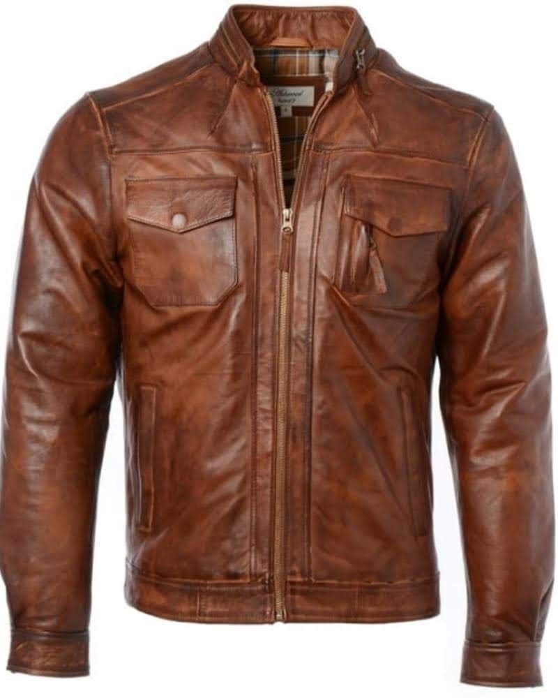 Pure Leather handmade Riding Jacket For male/ men's Pure Leather Motorbike Riding Jacket /Windproof Motorcycle Full Body Protective Jacket For Boy