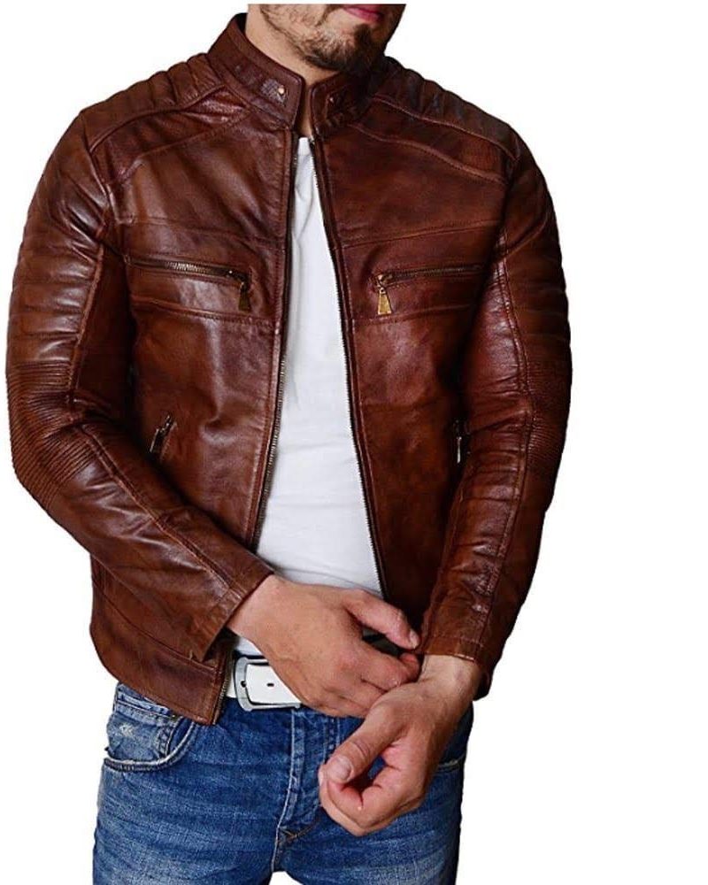 Pure Leather handmade Riding Jacket For male/ Partywear jacket For Men