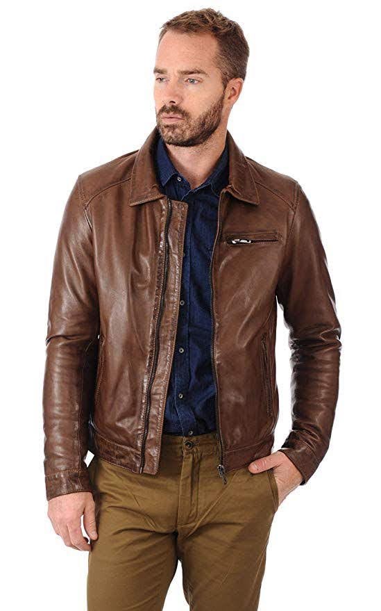 Fs leather Jacket for Men