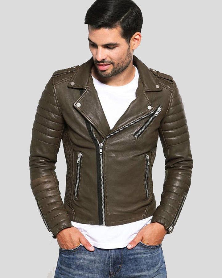 Pure Leather handmade Riding Jacket For male/men's Pure Leather Motorbike Riding Jacket /Windproof Motorcycle Full Body Protective Jacket For Boy