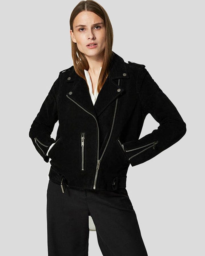 Pure Sheep Leather handmade Jacket For Female/Women’s Pure Leather Partywear Jacket /Daily use Full Body Protective Jacket For Girls