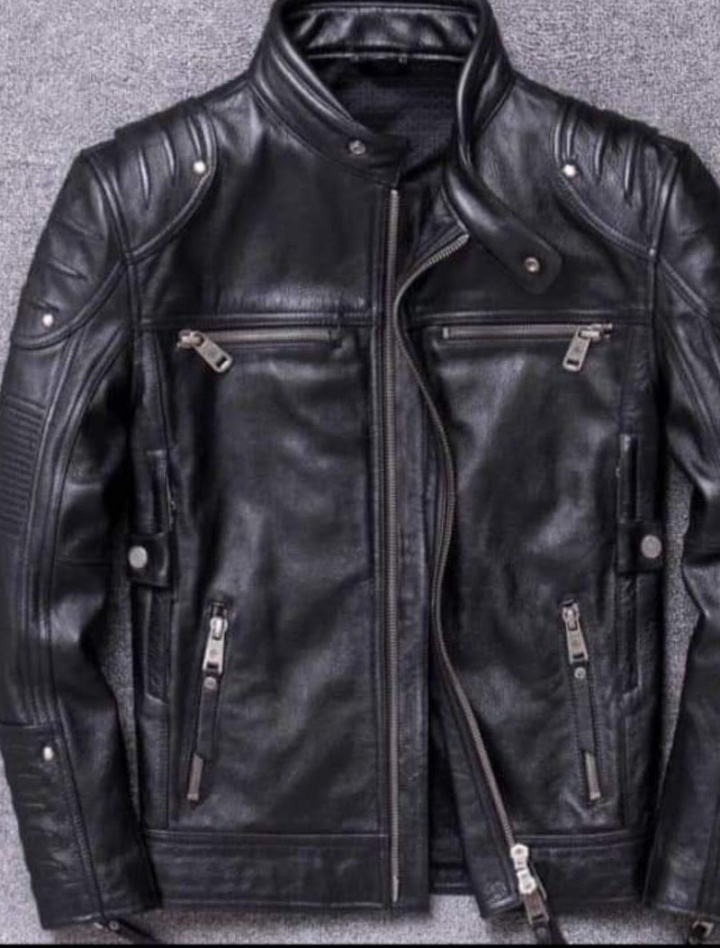 Partywear Leather jacket /Pure Leather handmade Riding Jacket For male/Men’s Pure Leather Motorbike Riding Jacket /Windproof Motorcycle Full Body Protective Jacket For Boy
