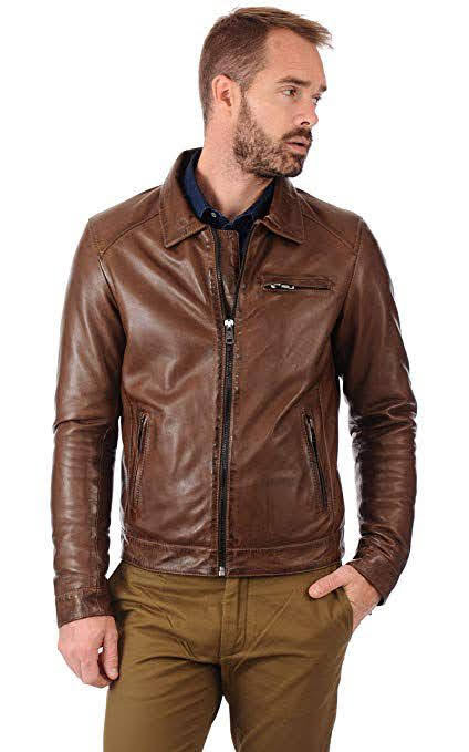 Pure Leather handmade Riding Jacket For male/men’s Pure Leather Motorbike Riding Jacket /Windproof Motorcycle Full Body Protective Jacket For Boy