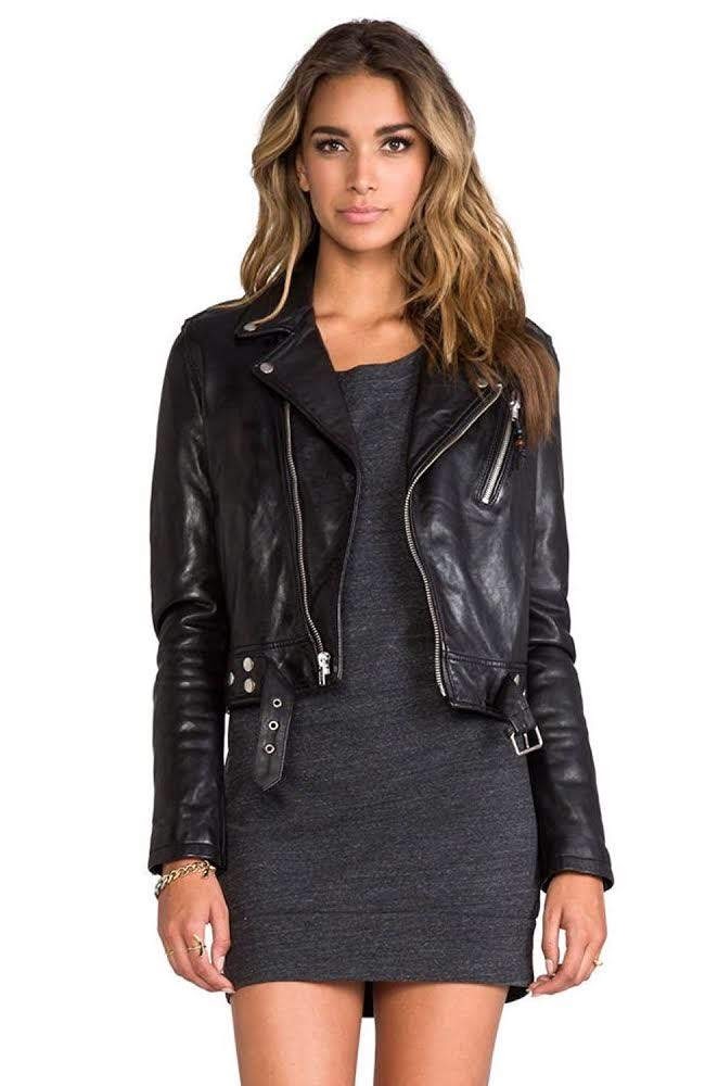 Pure Leather handmade Jacket For Female/Women’s Pure Leather Partywear Jacket /Daily use Full Upper Body Protective Jacket For Girls