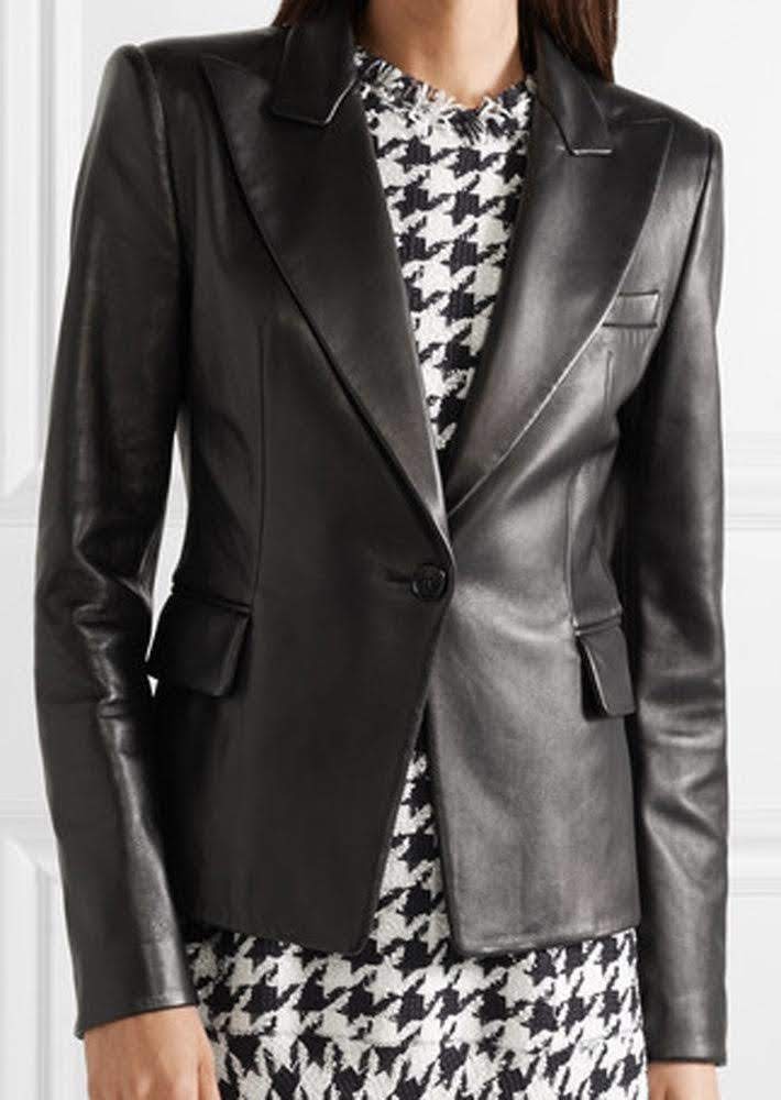 Pure Leather handmade Jacket For Female/Women’s Pure Leather Partywear Jacket /Daily use Stylish Jacket For Girls