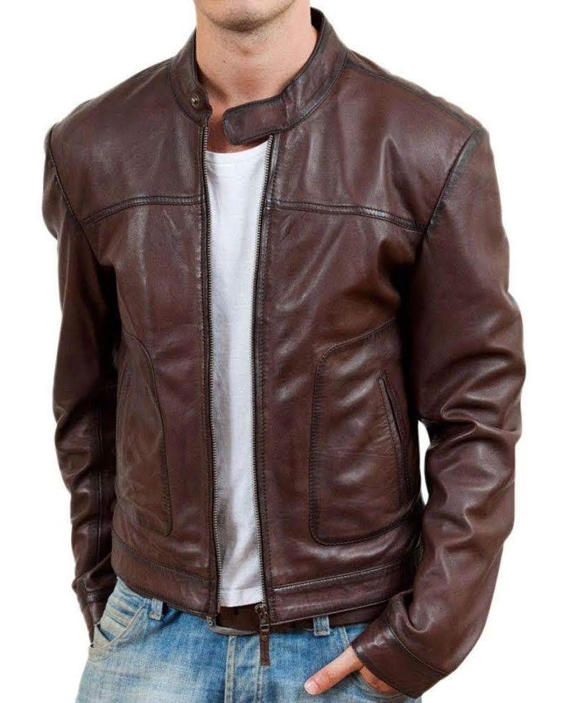 Pure Leather handmade Riding Jacket For male/men’s Pure Leather Motorbike Riding Jacket /Windproof Motorcycle Full Body Protective Jacket For Boy