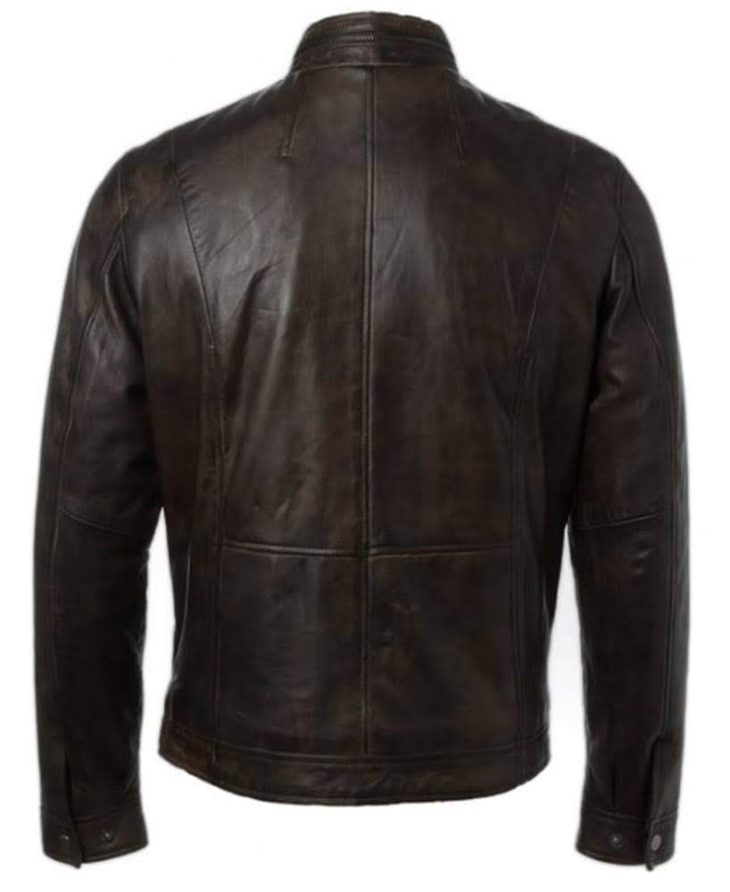 Pure Leather handmade Riding Jacket For male/ men’s Pure Leather Motorbike Riding Jacket /Windproof Motorcycle Full Body Protective Jacket For Boy - Image 2
